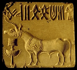 An example of the Indus symbols.